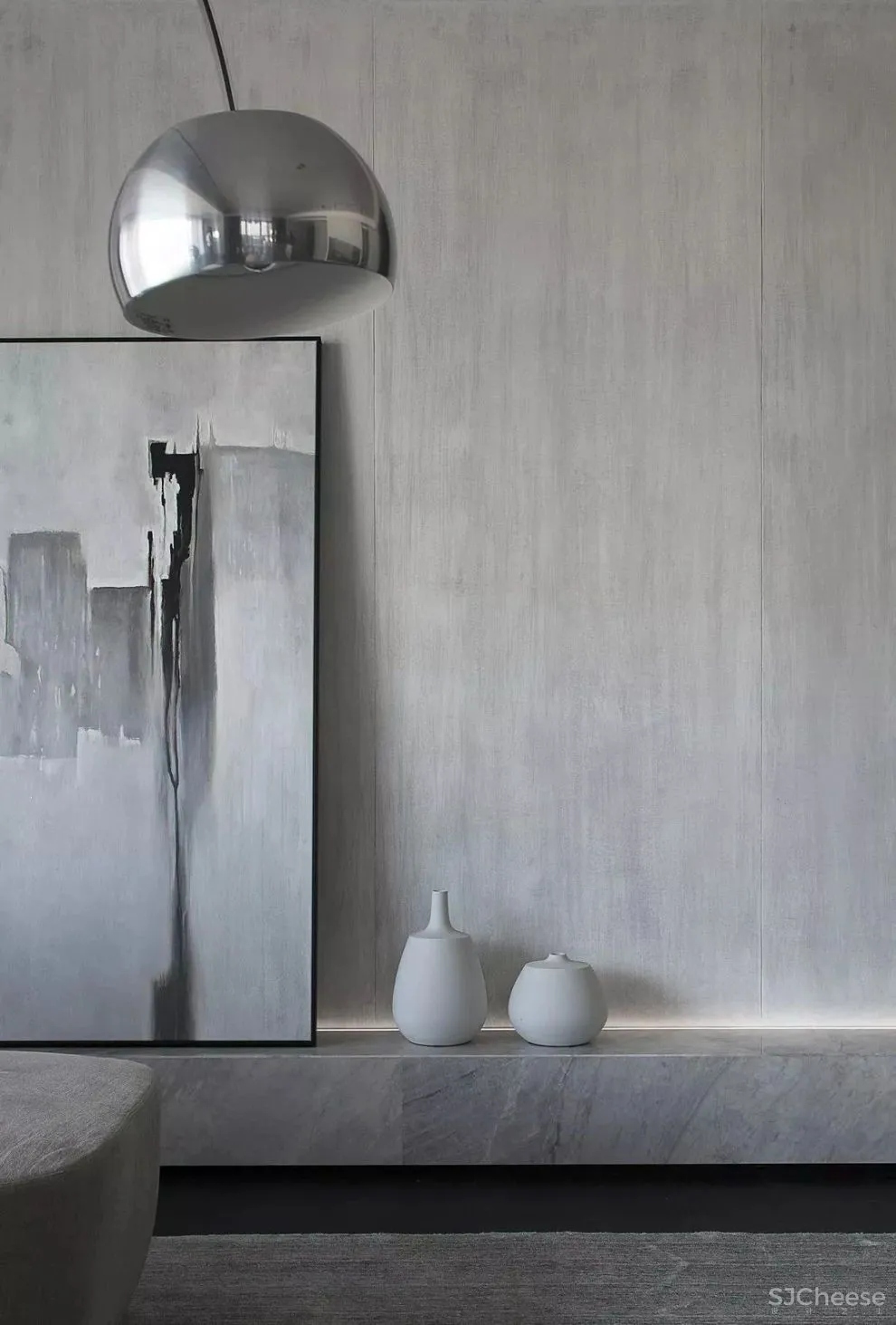 215m² 简约平层,诠释当代静美气质