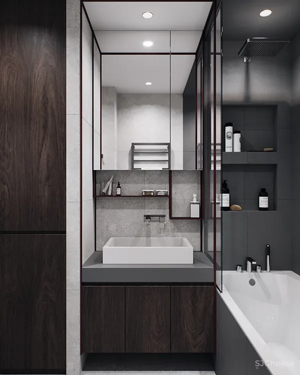 86㎡ 两居室,双阳台+分离式卫浴,住着真舒心!