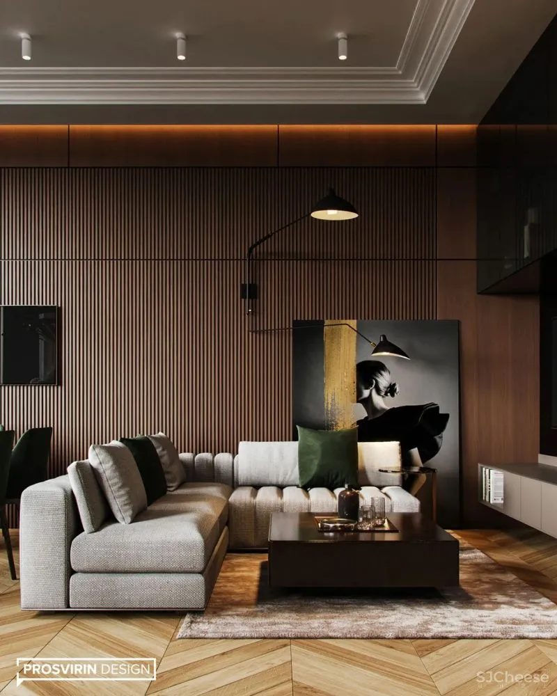 90㎡现代轻奢,营造舒适温暖感!