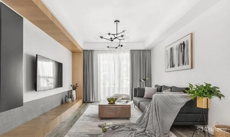 电视墙已经OUT了，现在都这么放电视！