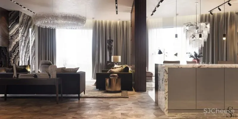 230㎡大平层设计,极度奢华!