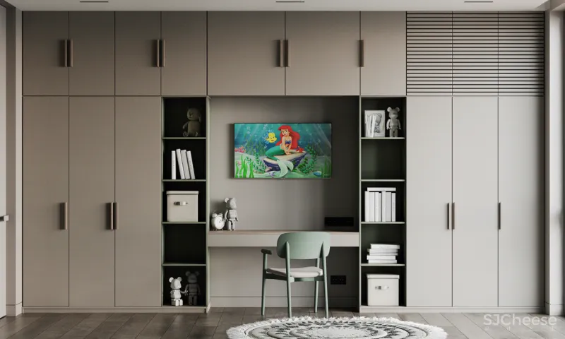 胡桃木 绿色系,实力演绎轻奢的高雅