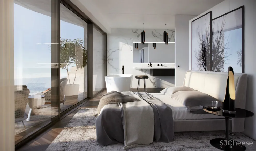 外墙个性内装简单的精装公寓，简约自然才是未来趋势