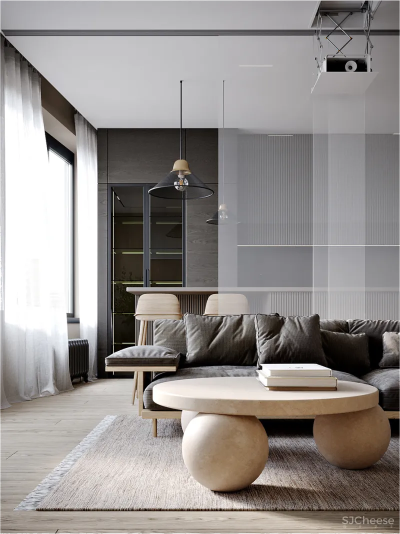 美女设计师设计的3间公寓，软装搭配优雅又灵动