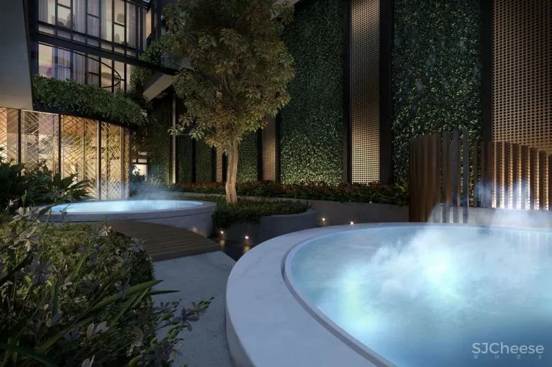 平淡无奇的公寓设计,细心布置的公区是亮点