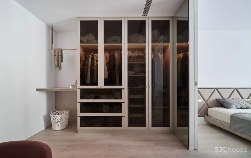 优雅蓝灰色,纯粹温暖的亲子住宅