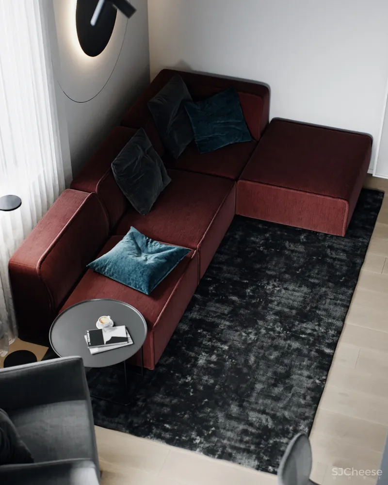 86㎡ 两居室,双阳台+分离式卫浴,住着真舒心!