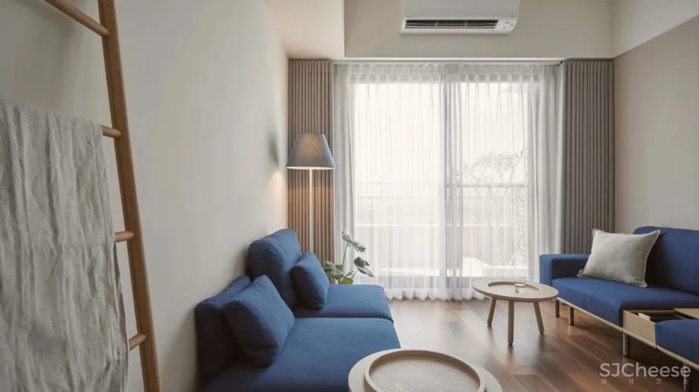 原木纯白空间感,简约轻盈的台式美宅