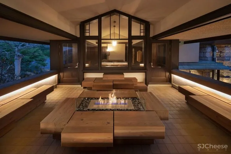 跨越百年,日本赖特草原风格别墅的现代改造