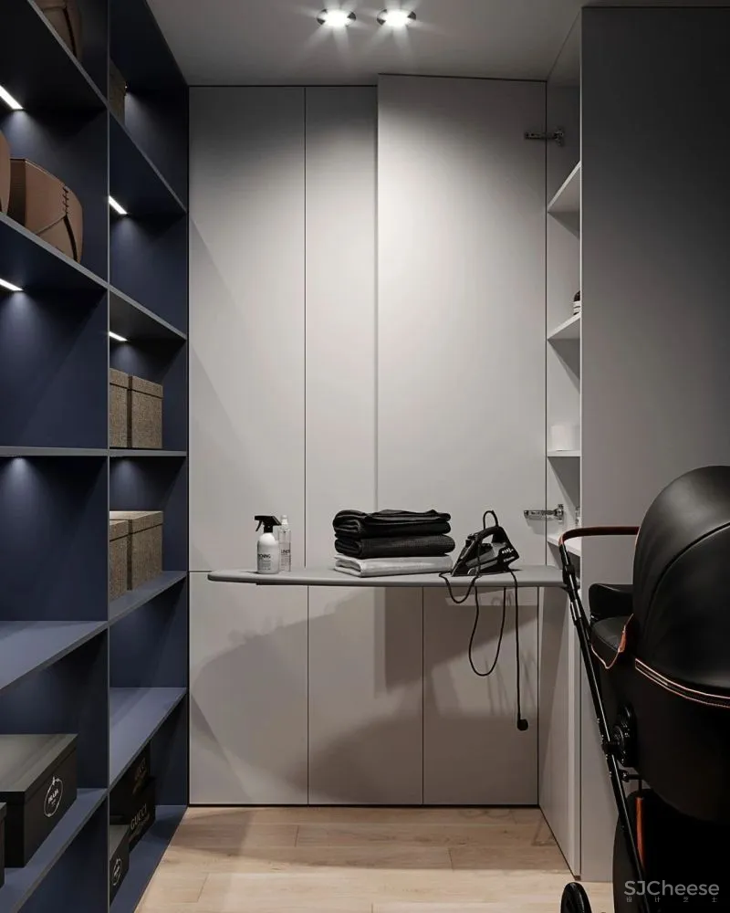 现代简约:一厅三室,灰色 木色,高级!