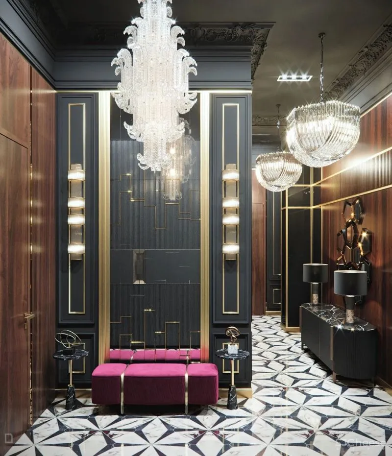 100个·轻奢系入户玄关设计