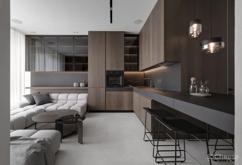 虽然空间不大,设计师却下足了功夫,让储物、功能性、时髦感通通拥有!