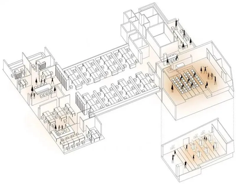 生长的黑盒子 办公空间改造设计 gad·line studio