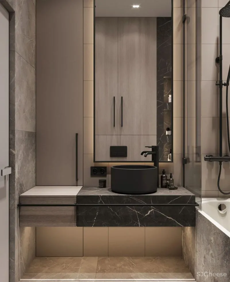 92㎡二居室，进门就是衣帽间，这样布局更实用！