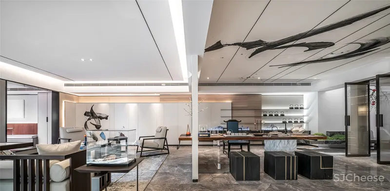 一然美学设计丨401㎡新中式设计，化繁为“简”，纵享悠然！