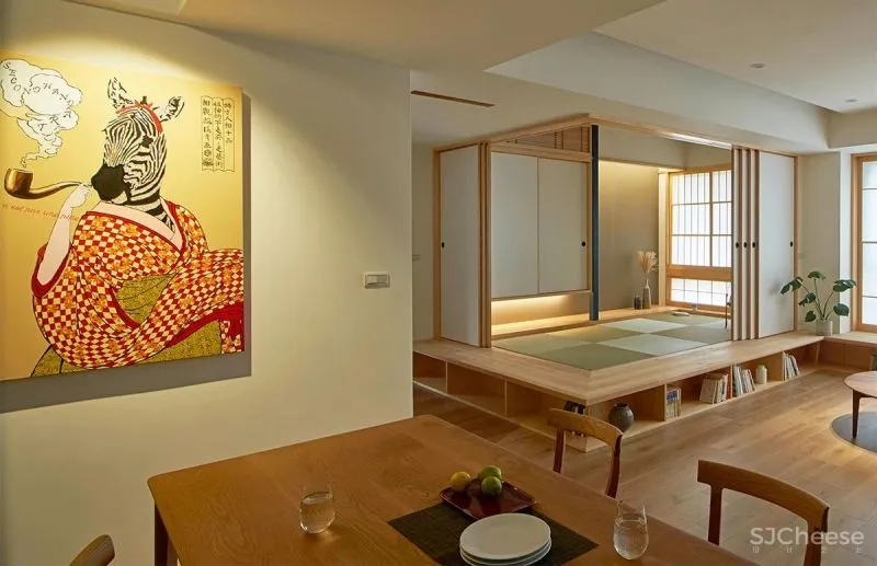 108㎡日式和风,障子门 榻榻米,打造“书香”亲子宅!