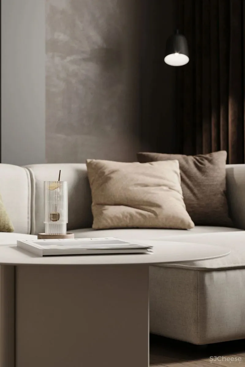 63㎡ 暖灰一居室,“氛围感”十足!