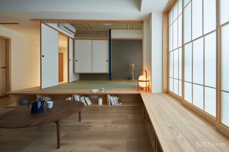 108㎡日式和风,障子门 榻榻米,打造“书香”亲子宅!