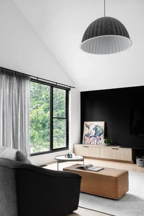 全开放 高级黑，个性鲜明的极简住宅！