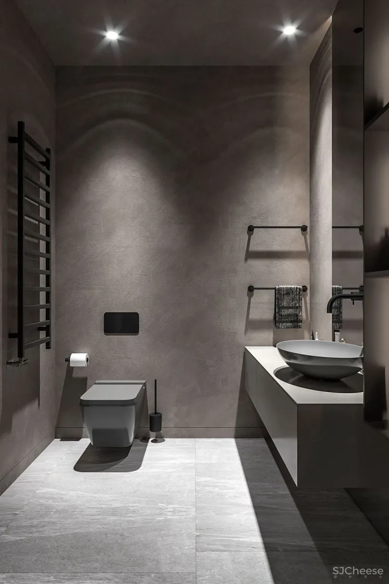 水泥墙应用到家装,“裸”出高级感!