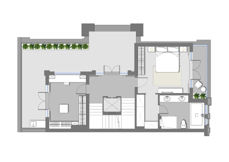 大士设计 • 墨韵西溪|中西合璧的家,“色香味”的人文建筑表达