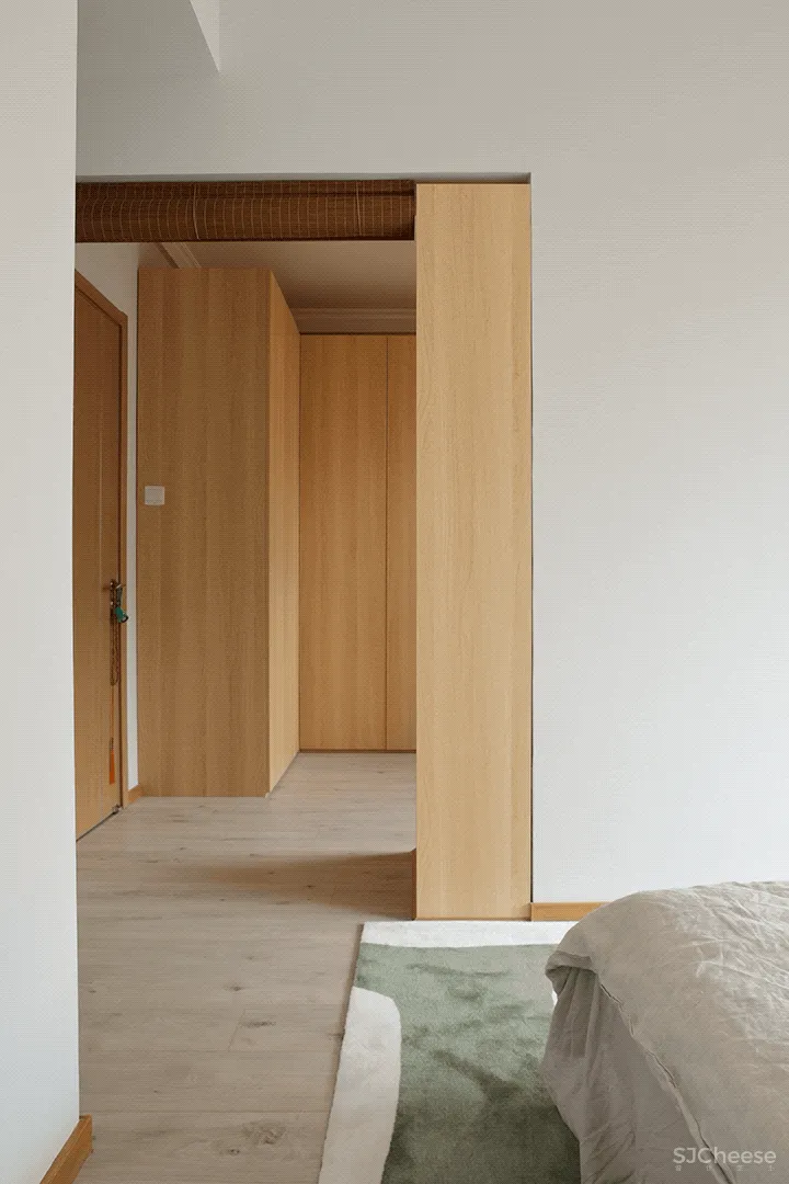 99㎡舒适两人居，舍弃一间房，Get衣帽间 独立工作区！