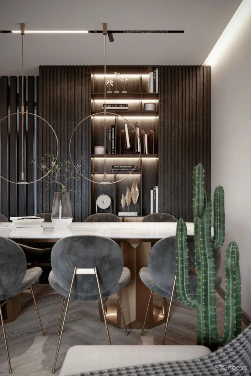 MAA新作 现代轻奢私宅的艺术调性