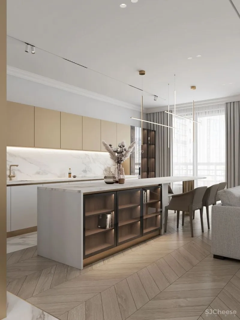 金色白色 大理石,这搭配,高级感上天了!