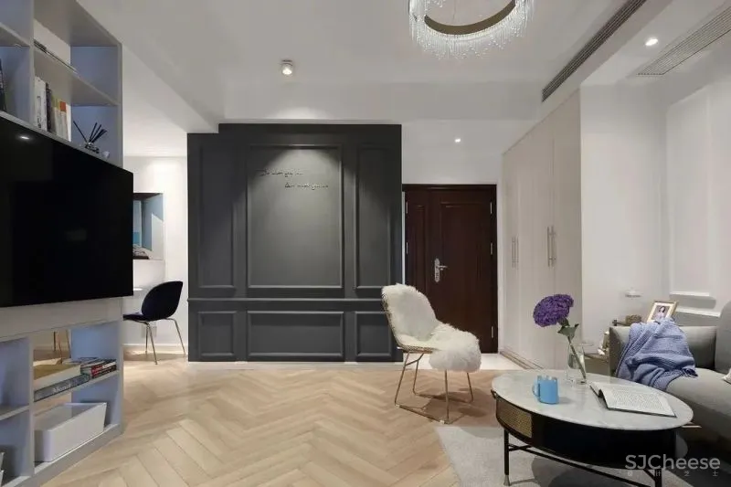 一点文艺范儿,一点轻奢风,86㎡单身女孩的居心地