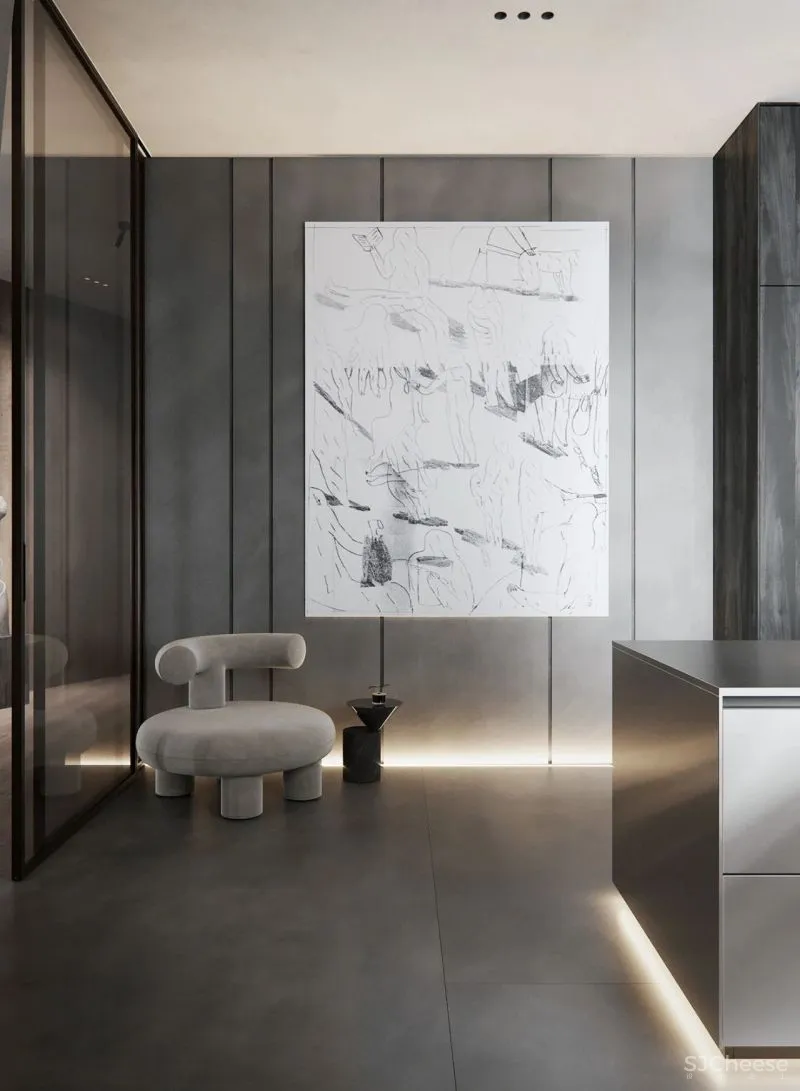 Ira Kulyk新作|180m²灰色调别墅设计