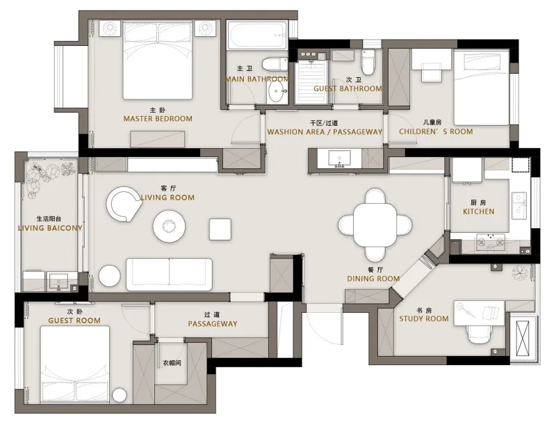 石膏灯盘上墙,这个家美的不像话 花漾美作