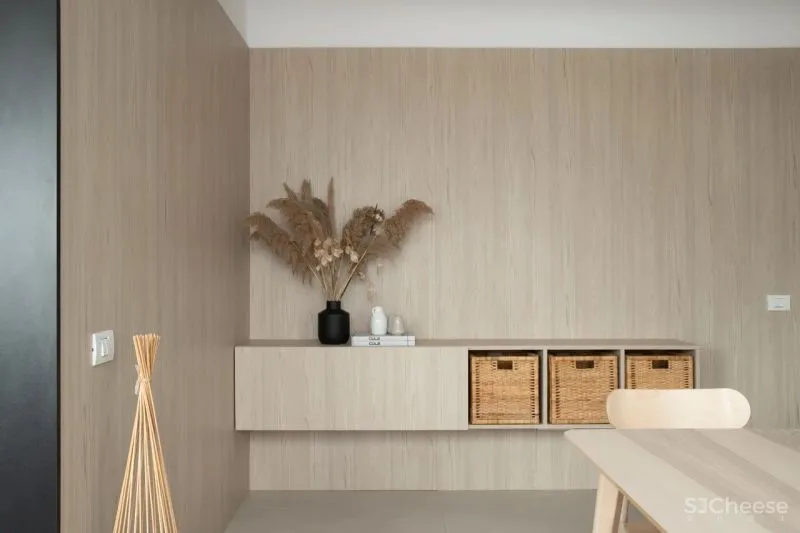 88㎡两居室,木元素用得好,恰到好处的精致