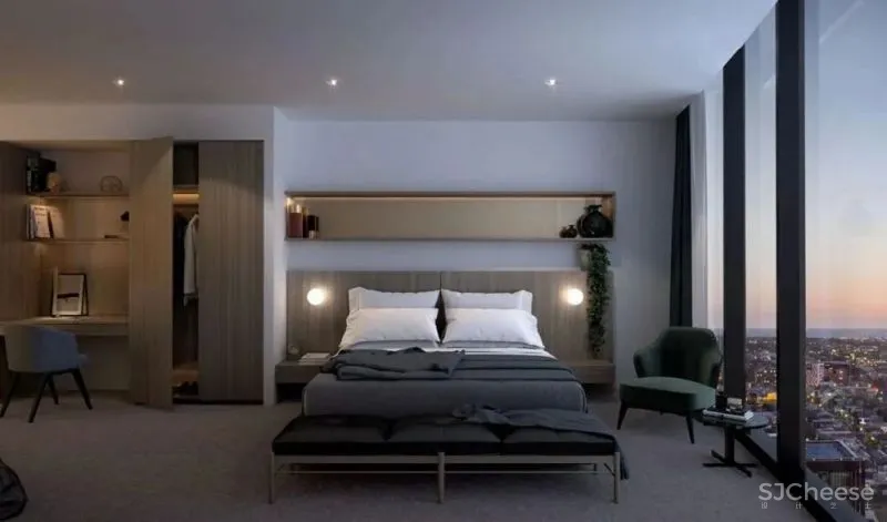 平淡无奇的公寓设计,细心布置的公区是亮点