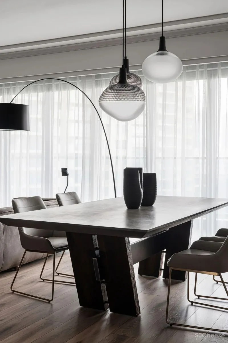 高级灰的精致格调，克制严谨的机长之家 宏福樘设计