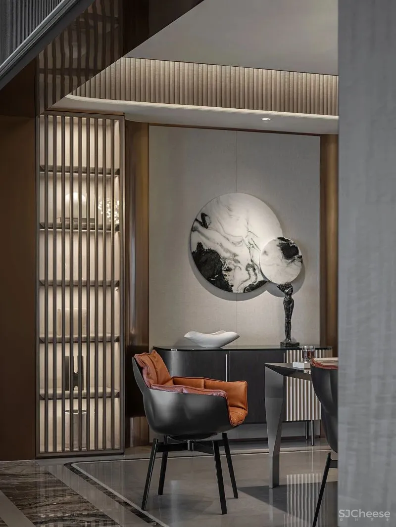 鸿艺源设计:260m²精奢大平层,清享静谧闲适生活!