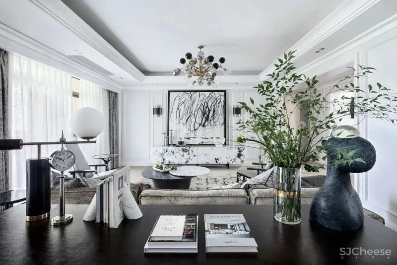 梁志天作品:万科安品园舍别墅,文雅和畅的当代写意 !