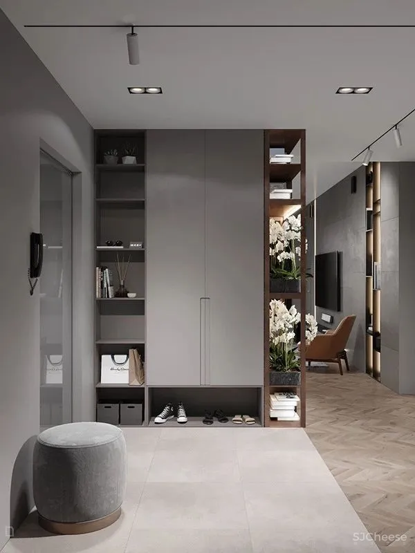 100个·轻奢系入户玄关设计