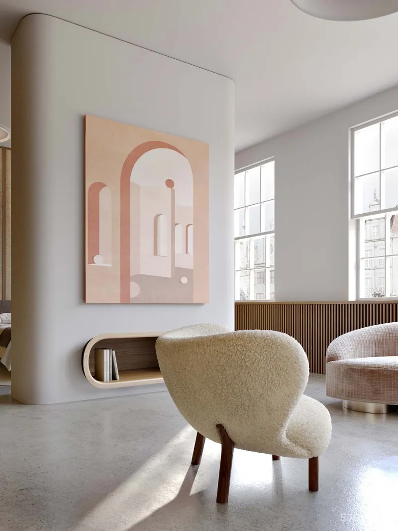 美女设计师设计的3间公寓，软装搭配优雅又灵动