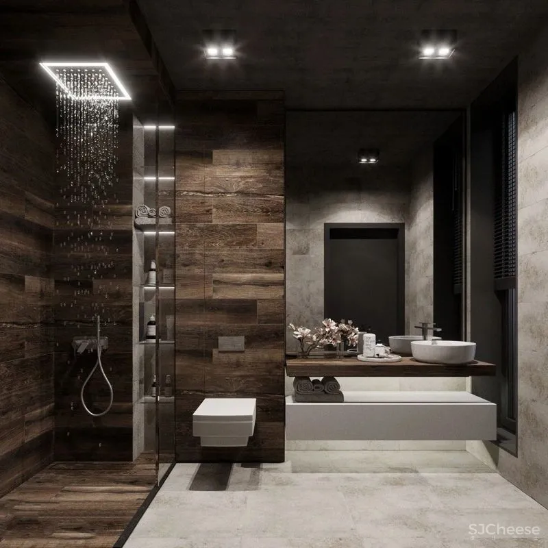 2021,高颜值的卫生间,如何设计?