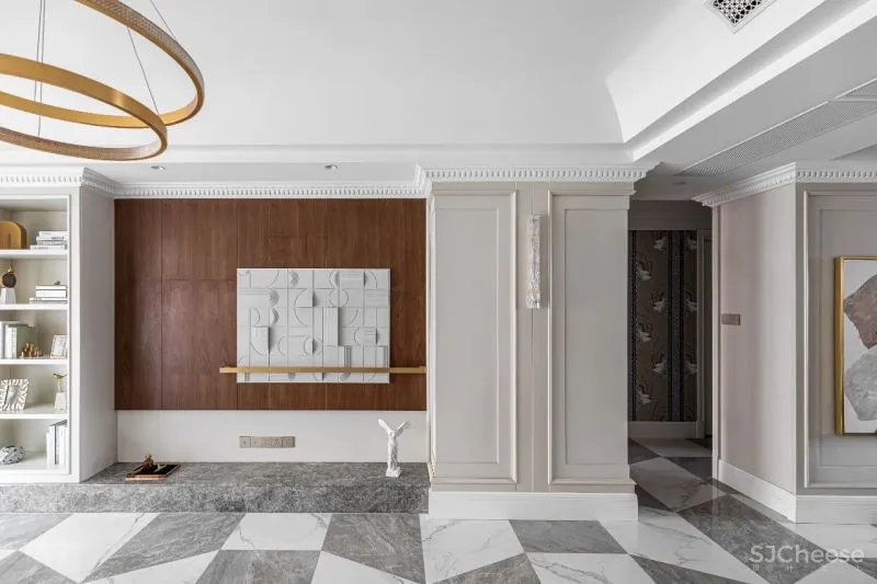 石膏灯盘上墙,这个家美的不像话 花漾美作