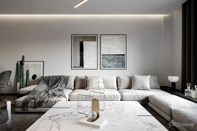 MAA新作 现代轻奢私宅的艺术调性