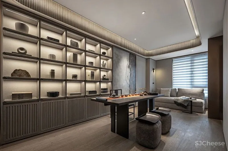 鸿艺源设计:260m²精奢大平层,清享静谧闲适生活!