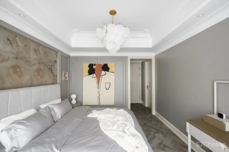 典雅浅灰,诠释法式的随性与浪漫 观白设计