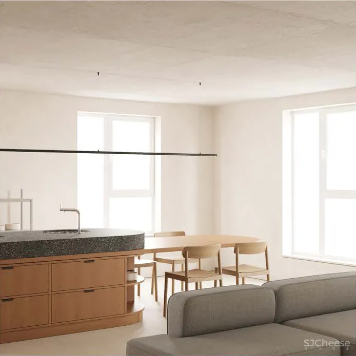 82㎡ 一室一厅一卫,空间这样布局简约又灵动