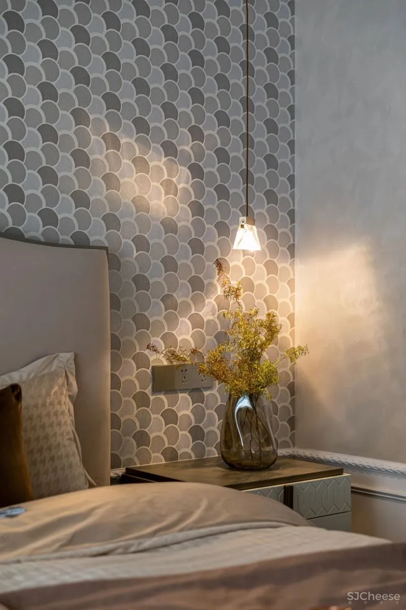 石膏灯盘上墙,这个家美的不像话 花漾美作