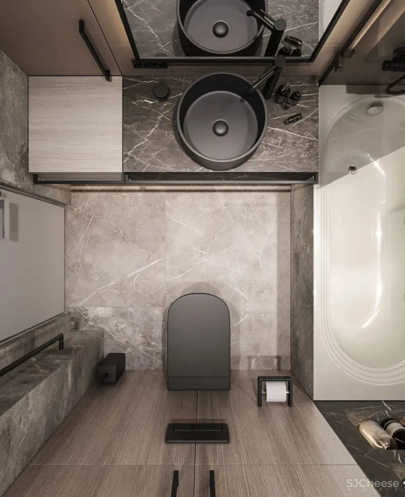 92㎡二居室，进门就是衣帽间，这样布局更实用！