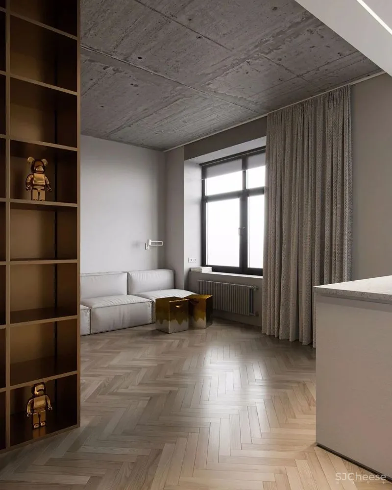 这个年轻女孩的37㎡公寓，被打造成了“首饰盒子”！