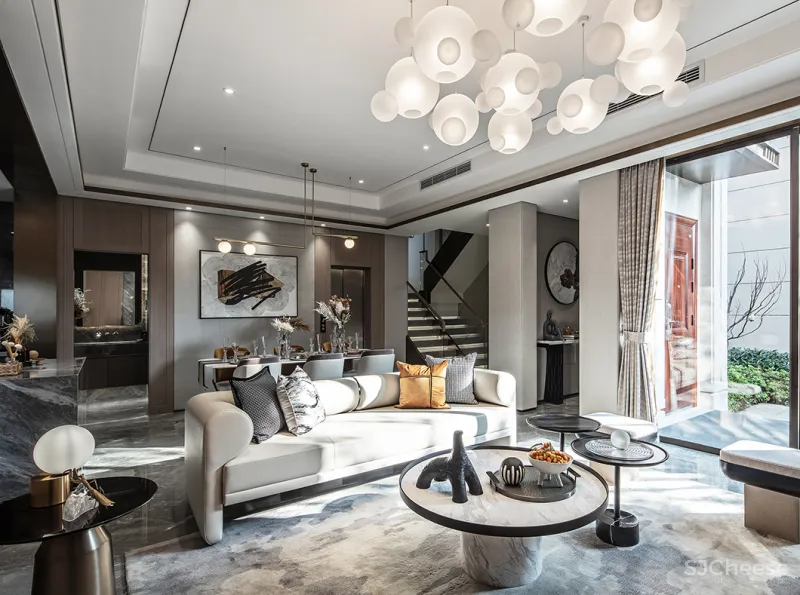 390㎡现代别墅，以自然建构艺术生活！