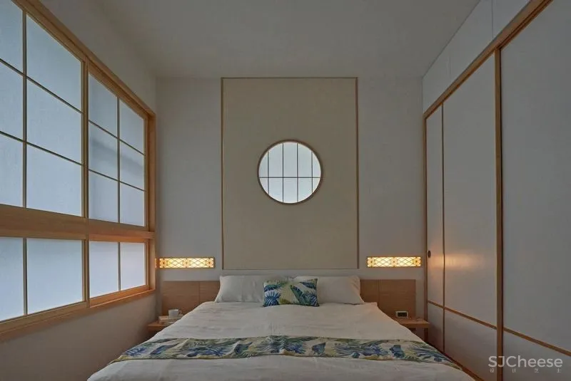 39㎡和风小宅,两室两厅弧形顶面,这设计太强了!