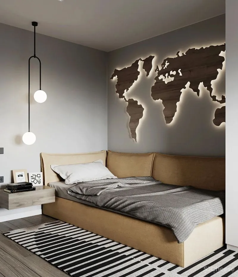 67㎡两居室，三口之家的温馨美宅！